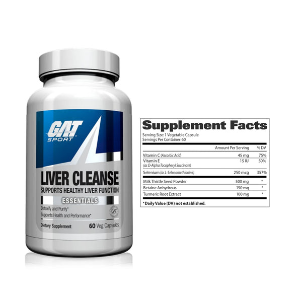 Gat Sport Liver Cleanse, 60 Veggie Capsules