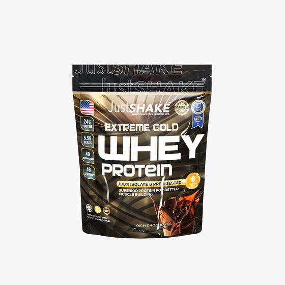 JUSTSHAKE Extreme Gold 100% Whey Isolate